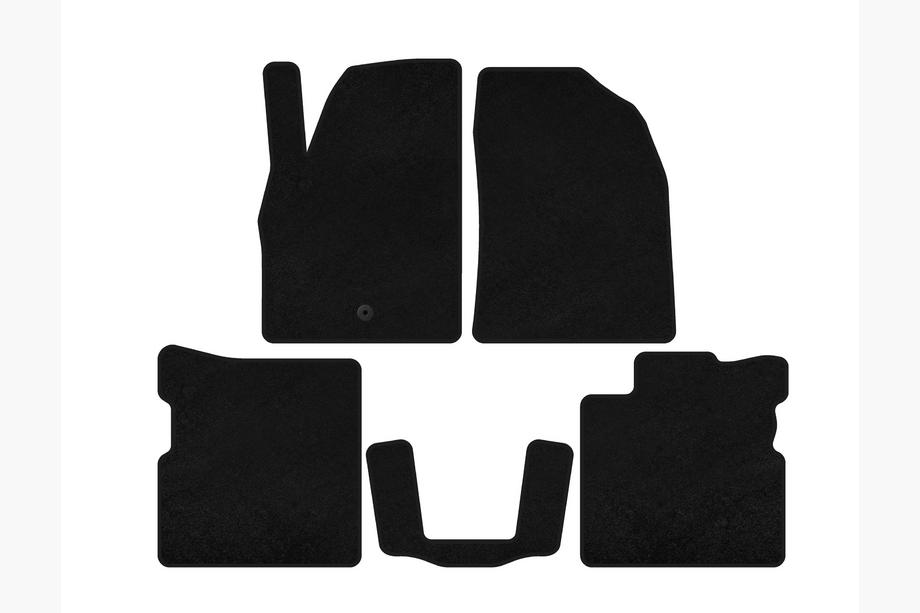 Chevrolet HHR 2005–2011 Premium-tekstiilimatot (Musta) Image