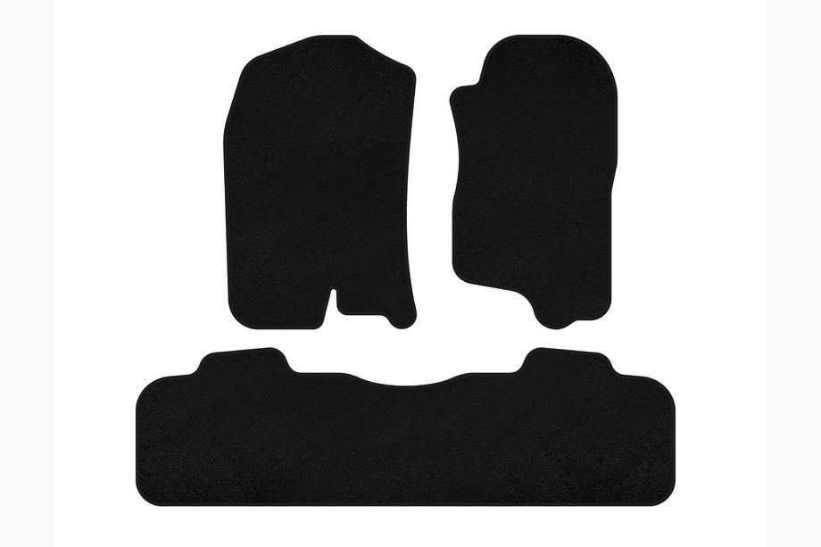 Chevrolet Tahoe 2007–2014 Premium-tekstiilimatot matkustamoon (2 riviä, 2007-2014, Musta) Image