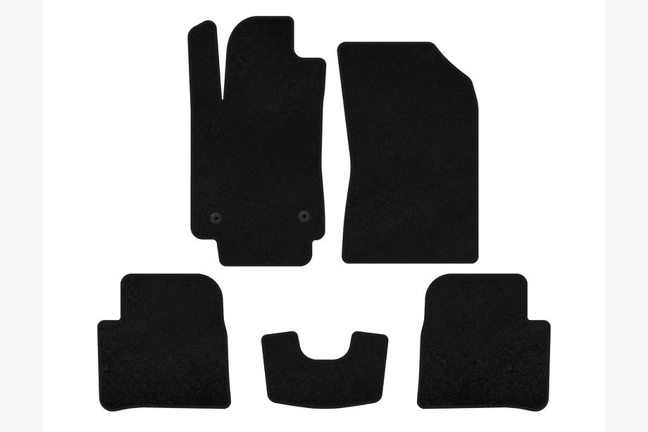 Citroen C-3 2016–2023 Premium-tekstiilimatot (HB, Musta) Image