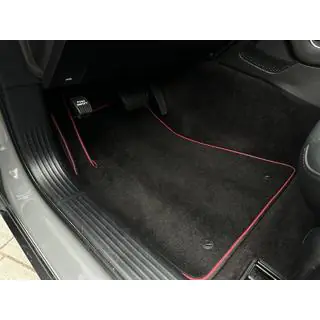 Premium-tekstiilimatot (Coupé, Musta) Dodge Challenger 2008–2023 kuva 1