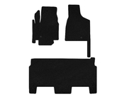 Dodge Grand Caravan V 2008–2020 Premium-tekstiilimatot (2008-2020, 2 riviä, 8-paikkainen/varustetaso SXT, musta) kuva 1
