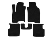Fiat Panda 2011–2023 Premium-tekstiilimatot (Musta) kuva 1