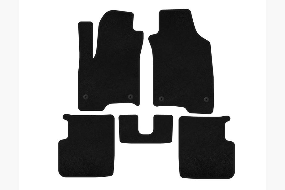 Fiat Panda 2011–2023 Premium-tekstiilimatot (Musta) Image