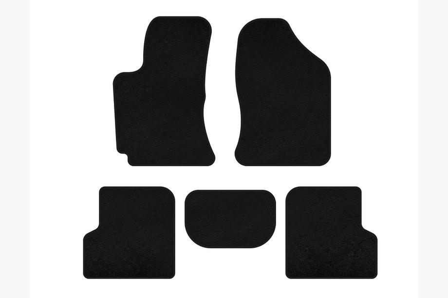Geely SL 2011– Premium-tekstiilimatot (Musta) Image