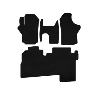 Premium-tekstiilimatot matkustamoon (2004-2007, 2 riviä, 8-paikkainen, musta) Hyundai H200, H1, Starex 1998–2007 kuva 1