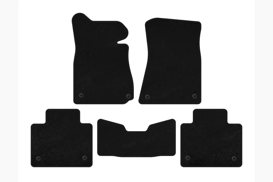 Lexus GS 2011–2020 Premium-tekstiilimattosarja (2011-2015, SD, ei 4WD, Musta) Image