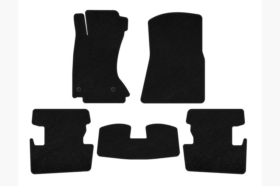 Lexus IS 2005–2013 Premium-tekstiilimatot (Neliveto, Musta) Image