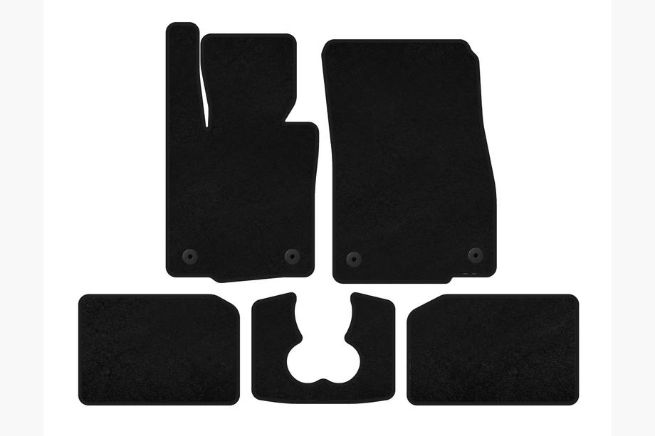 Mini Cooper F55/56/57 2014–2023 Premium-tekstiilimatot (S F55, 5-ovinen, musta) Image