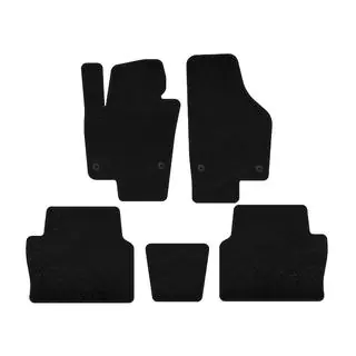 Premium-tekstiilimatot (2 riviä, mustat) Seat Alhambra 2010– kuva 1