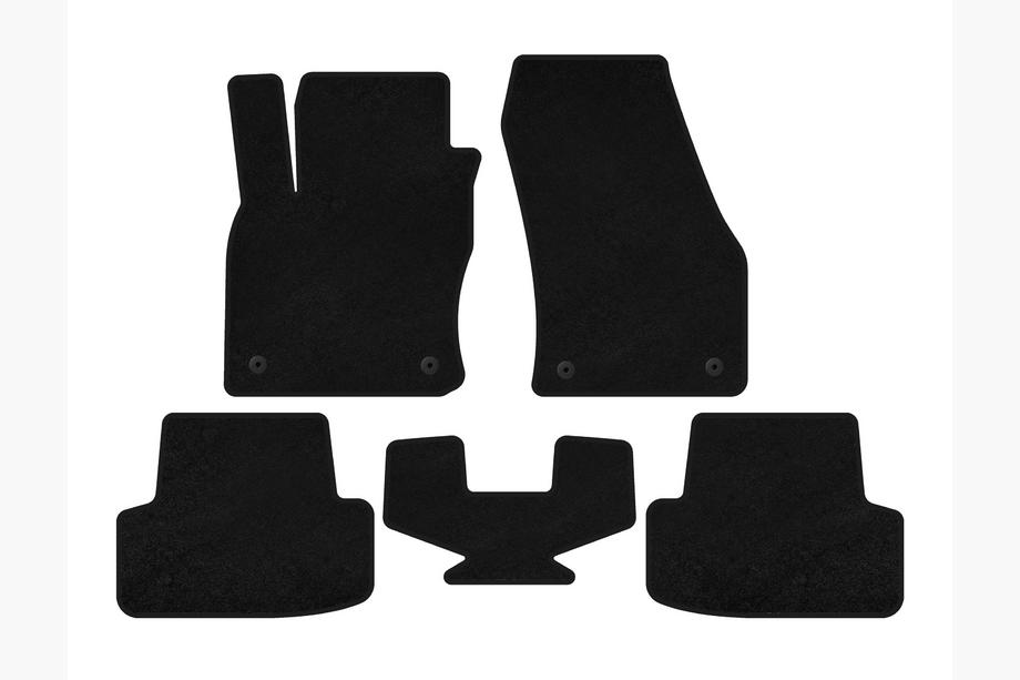 Seat Ateca 2016– Premium-tekstiilimatot (Musta) Image