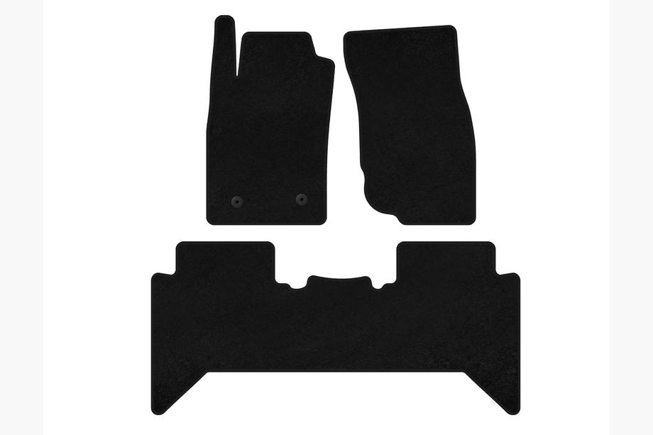 Toyota Hilux 2006–2015 Premium V2 kangasmatot matkustamoon (mustat) Image