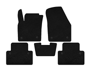 Volvo C30 2006–2012 Premium-tekstiilimatot (HB, 3-ovinen, musta) kuva 1