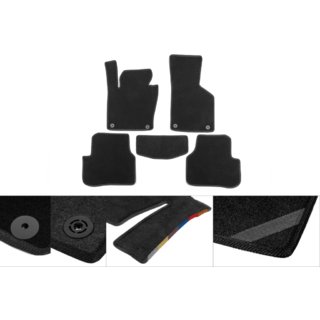 Tekstiilimattosarja Classic (musta) Seat Leon 2005–2012 kuva 1