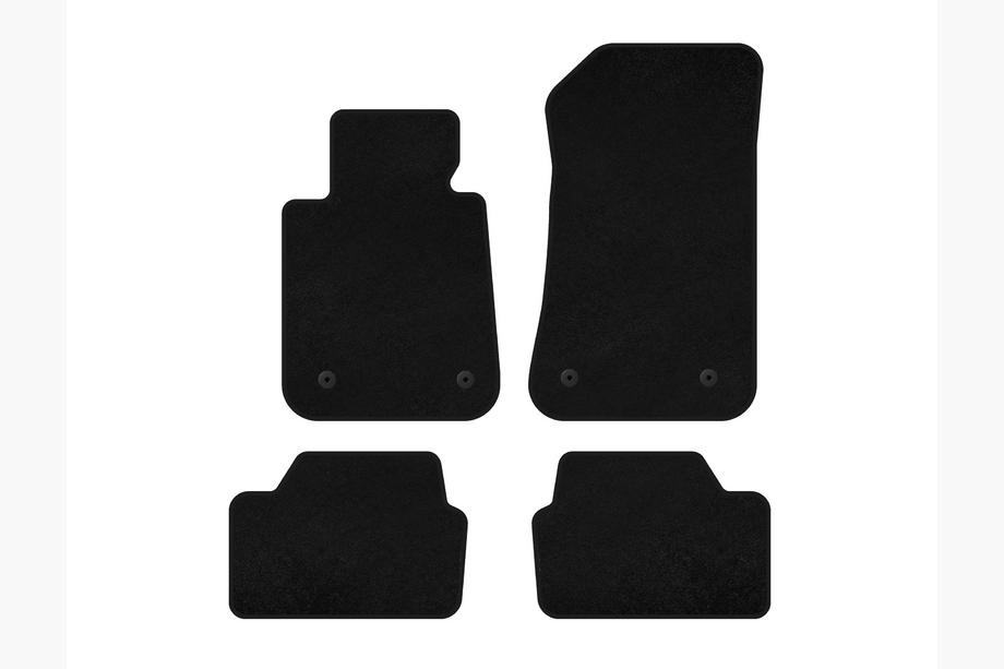 BMW 1-sarja E81/E82/E87/E88 2004–2011 Tekstiilimatot Classic (Musta) Image