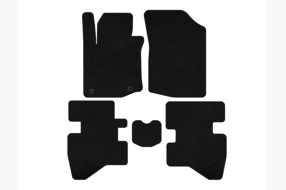 Citroen C-1 2014–2021 Classic tekstiilimatot (HB, musta) Image