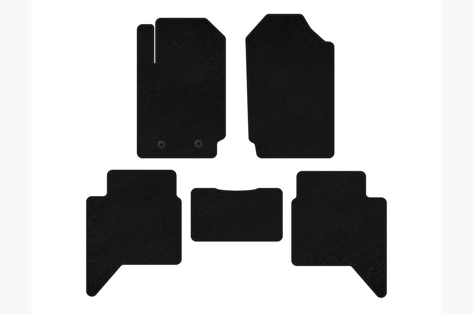 Ford Ranger 2011–2022 Tekstiilimatot Classic (Musta) Image