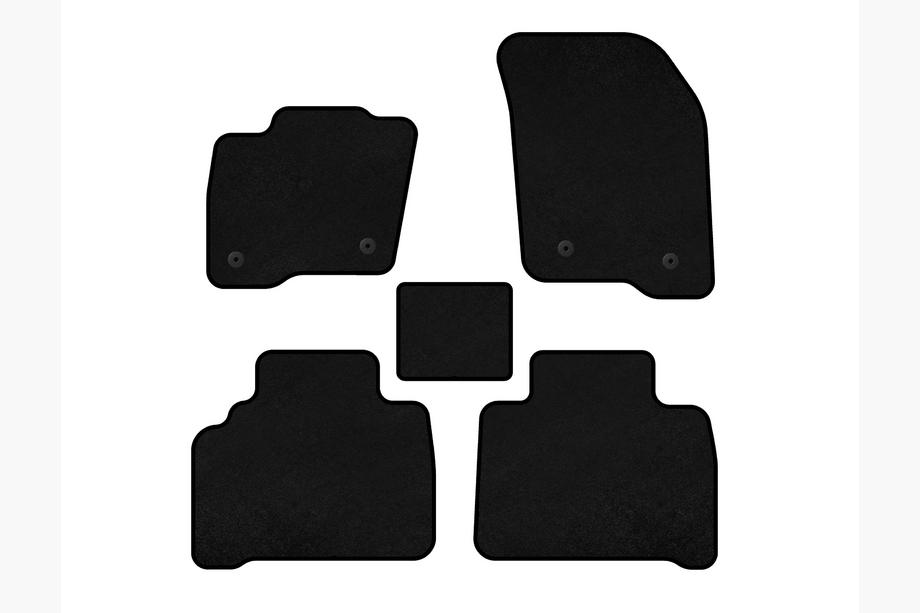 Ford S-Max 2015– Tekstiilimatot Classic (Musta) Image