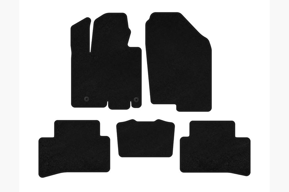 Hyundai Tucson NX4 2021– Tekstiilimatot Classic (Musta) Image