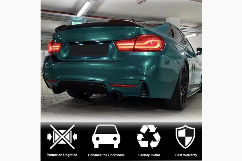 BMW 4-sarja F32/F33/F36 2012–2020 CS-Style -spoileri (F32, hiilikuitu) Kuva 2