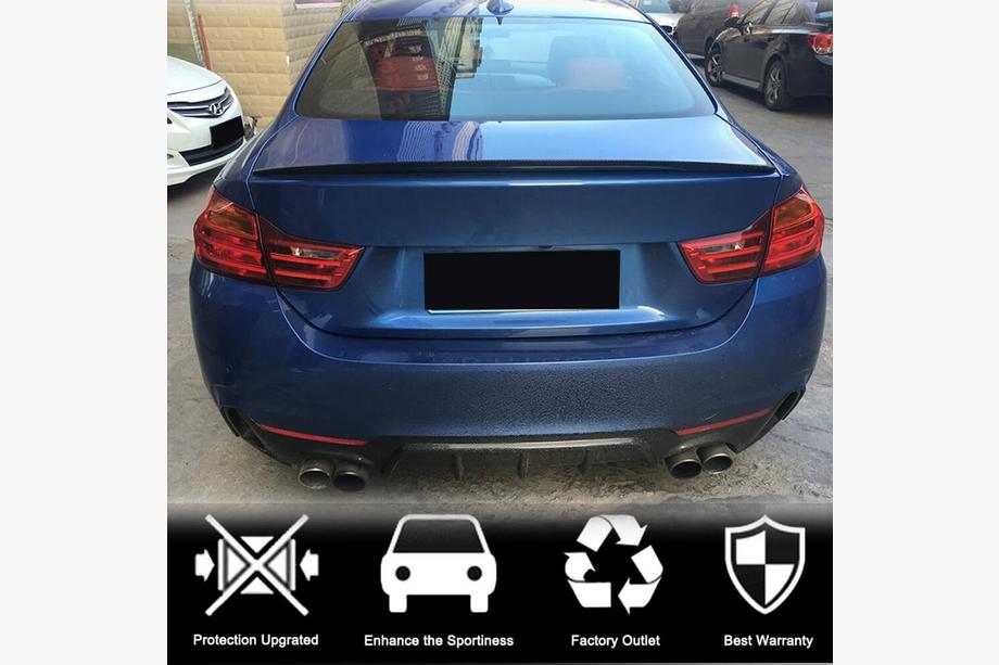 BMW 4-sarja F32/F33/F36 2012–2020 Takaluukun spoileri FRP V9 (Coupe) Image