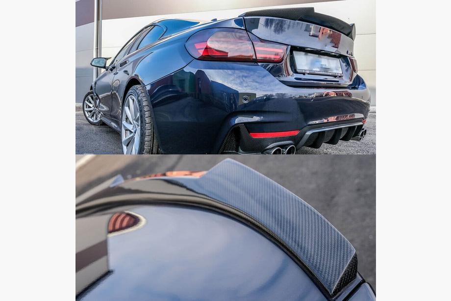 BMW 4-sarja F32/F33/F36 2012–2020 M4-Style spoileri (F32, hiilikuitu) Kuva 3