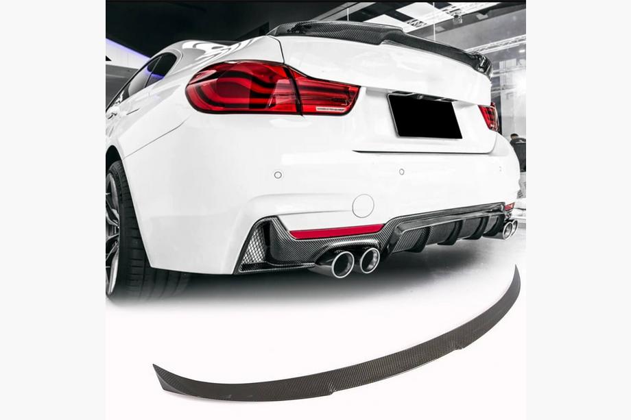 BMW 4-sarja F32/F33/F36 2012–2020 Takalukun spoileri Carbon V4 (F36:lle) Image