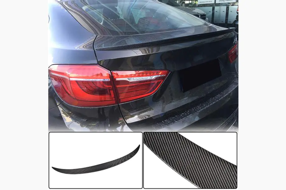 BMW X6 F16 2014–2019 Takaluukun spoileri, hiilikuitu V1 Image