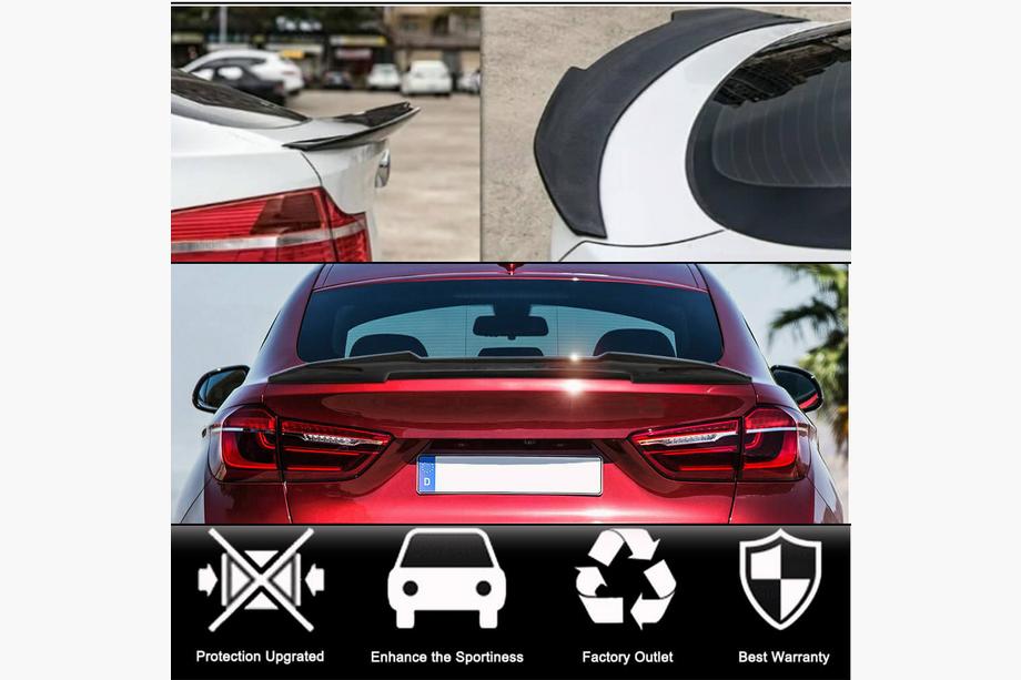 BMW X6 F16 2014–2019 Takalukun spoileri Hiilikuitu V2 Kuva 2
