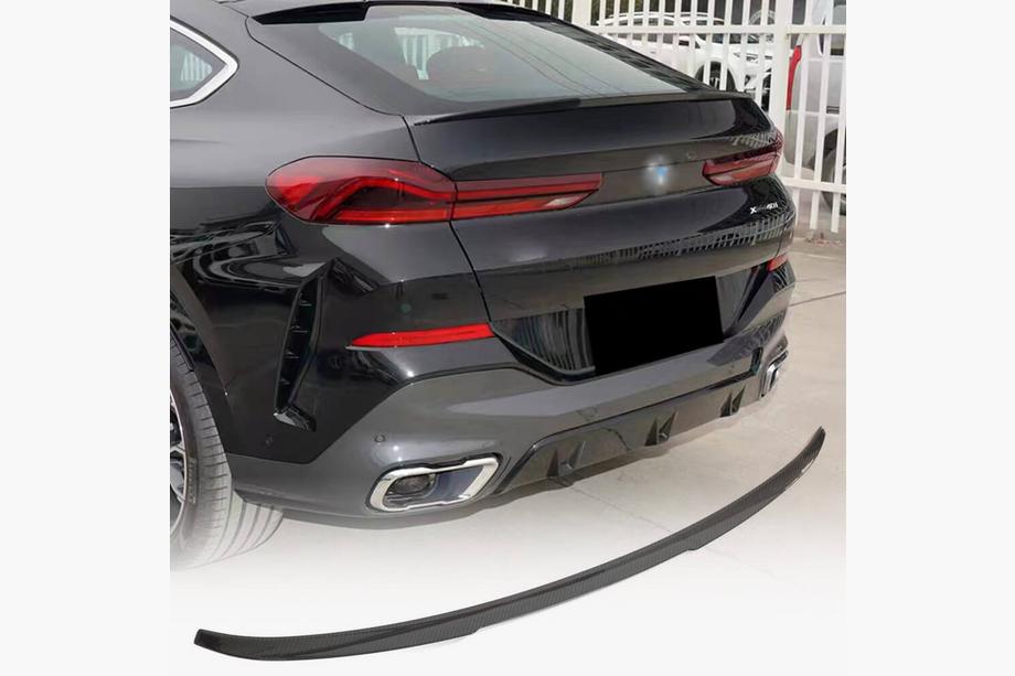 BMW X6 G06 2019–2027 M4-Style takaspoileri (hiilikuitu) Kuva 8