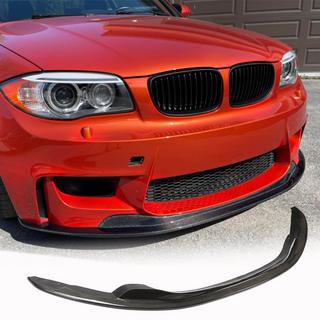 Etupuskurin lip-spoileri Lip V1 (1M E82, hiilikuitu) BMW 1-sarja E81/E82/E87/E88 2004–2011 kuva 1