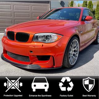 Etupuskurin lip-spoileri Lip V1 (1M E82, hiilikuitu) BMW 1-sarja E81/E82/E87/E88 2004–2011 kuva 2