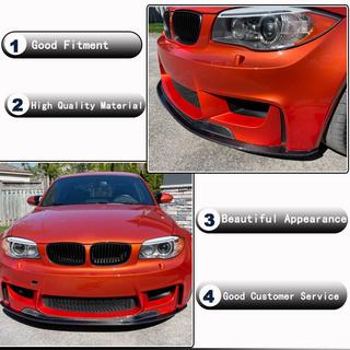 Etupuskurin lip-spoileri Lip V1 (1M E82, hiilikuitu) BMW 1-sarja E81/E82/E87/E88 2004–2011 kuva 3