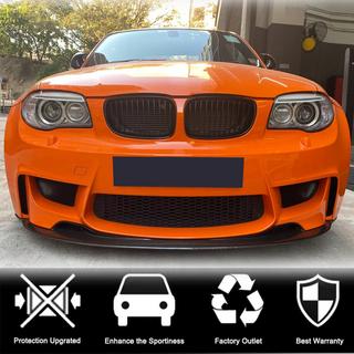 Etupuskurin lip-spoileri Lip V1 (1M E82, hiilikuitu) BMW 1-sarja E81/E82/E87/E88 2004–2011 kuva 4