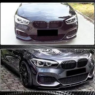 Etupuskurin lip-spoileri Lip V1 (M-Sport 2015-2019, hiilikuitu) kuva 3