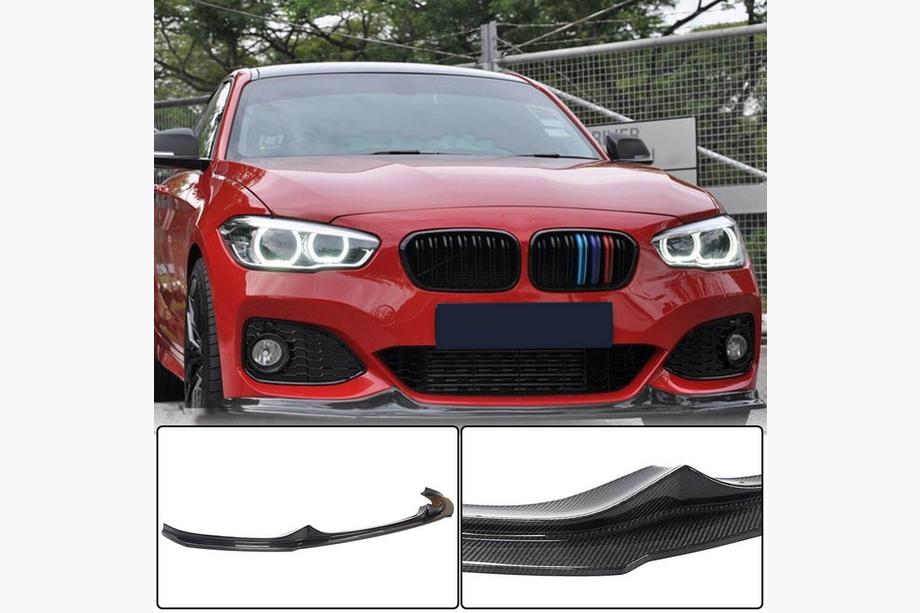 BMW 1-sarja F20/F21 2011–2019 Etuhelma Lip V3 (M-Sport 2015-2019, hiilikuitu) Image