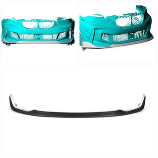 Etupuskurin lip-spoileri Lip (M-Sport, hiilikuitu) BMW 1-sarja F40 2019–2024 kuva 2