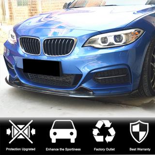 Etupuskurin lip spoileri V1 (F22/F23 M-Sport, hiilikuitu) BMW 2-sarja F22/F23 2014–2021 kuva 2