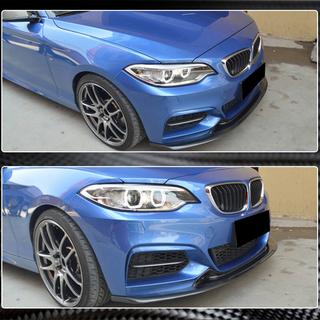 Etupuskurin lip spoileri V1 (F22/F23 M-Sport, hiilikuitu) BMW 2-sarja F22/F23 2014–2021 kuva 4
