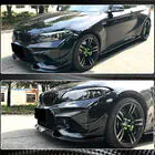 BMW 2-sarja F22/F23 2014–2021 Etupuskurin lip spoiler Lip V5 (F87 M2, hiilikuitu) kuva 9