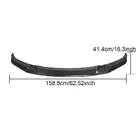 BMW 2-sarja F22/F23 2014–2021 Etupuskurin lip-spoileri Lip V1 (F87 M2 Competition, hiilikuitu) kuva 6