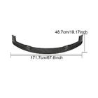 BMW 2-sarja F22/F23 2014–2021 Etupuskurin lip spoiler Lip V6 (F87 M2 Competition, hiilikuitu) kuva 6