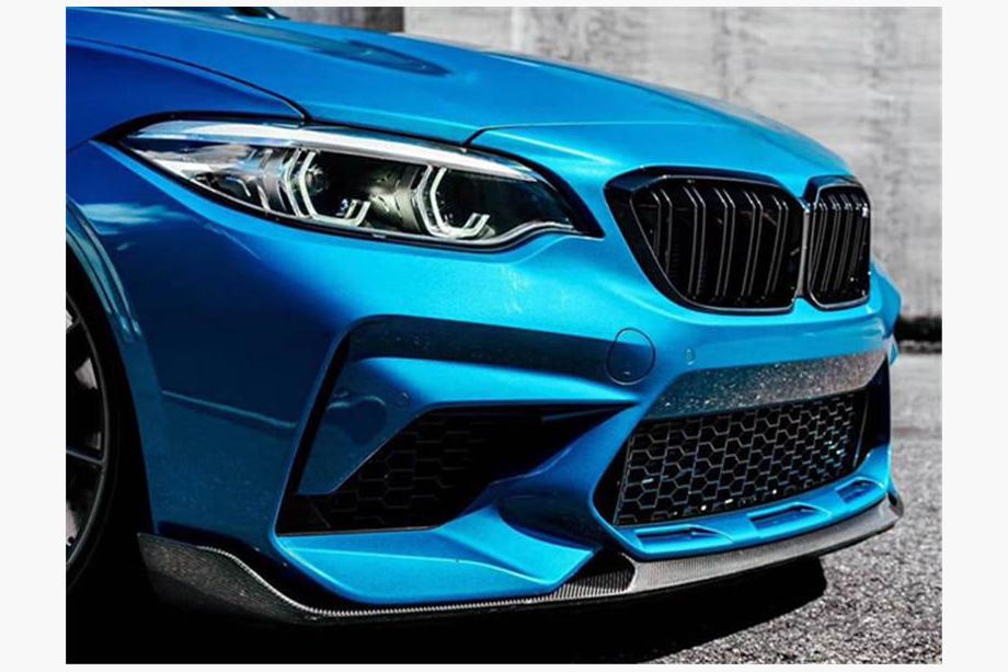 BMW 2-sarja F22/F23 2014–2021 Etupuskurin lip-spoileri Lip V2 (F87 M2 Competition, hiilikuitu) Kuva 4