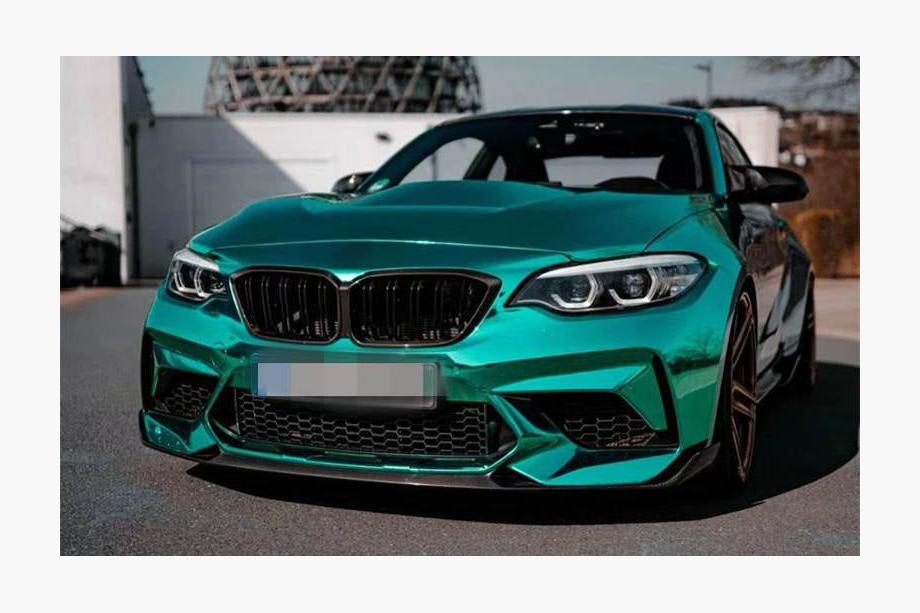 BMW 2-sarja F22/F23 2014–2021 Etupuskurin lip-spoileri Lip V2 (F87 M2 Competition, hiilikuitu) Kuva 7