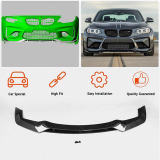 Etupuskurin lip-spoileri Lip V3 (F87 M2, hiilikuitu) BMW 2-sarja F22/F23 2014–2021 kuva 4