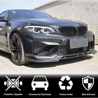Etupuskurin lip-spoileri Lip V2 (F87 M2, hiilikuitu) BMW 2-sarja F22/F23 2014–2021 kuva 3