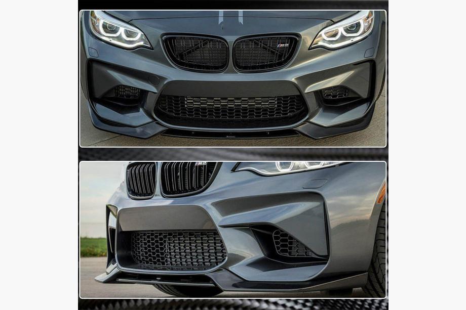 BMW 2-sarja F22/F23 2014–2021 Etupuskurin lip-spoileri Carbon V6 (F87) Kuva 6