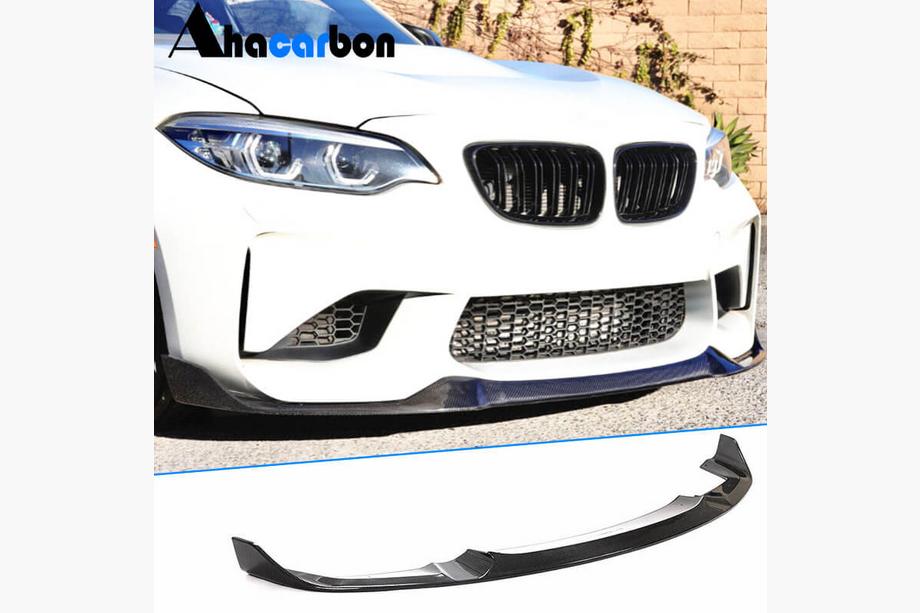BMW 2-sarja F22/F23 2014–2021 Etupuskurin lipa Lip V9 (F87, hiilikuitu) Image