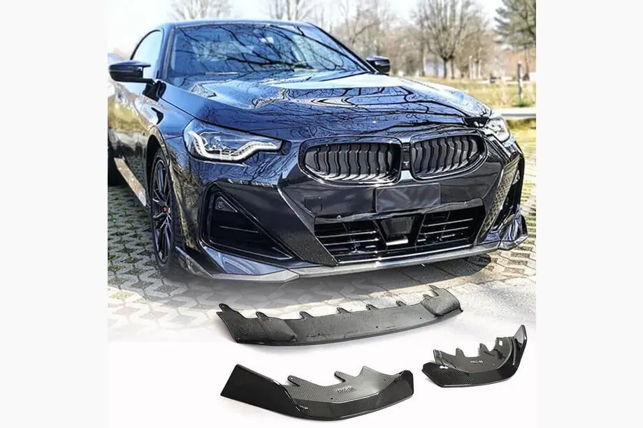 BMW 2-sarja G42 2021– Etupuskurin lip-spoileri Lip (M-Sport, hiilikuitu) Image