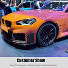 BMW 2-sarja G42 2021– Etupuskurin lip-spoileri Lip V1 (G87, hiilikuitu) kuva 10