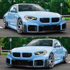 BMW 2-sarja G42 2021– ABS etupuskurin lippa V3 (G87:lle) kuva 2